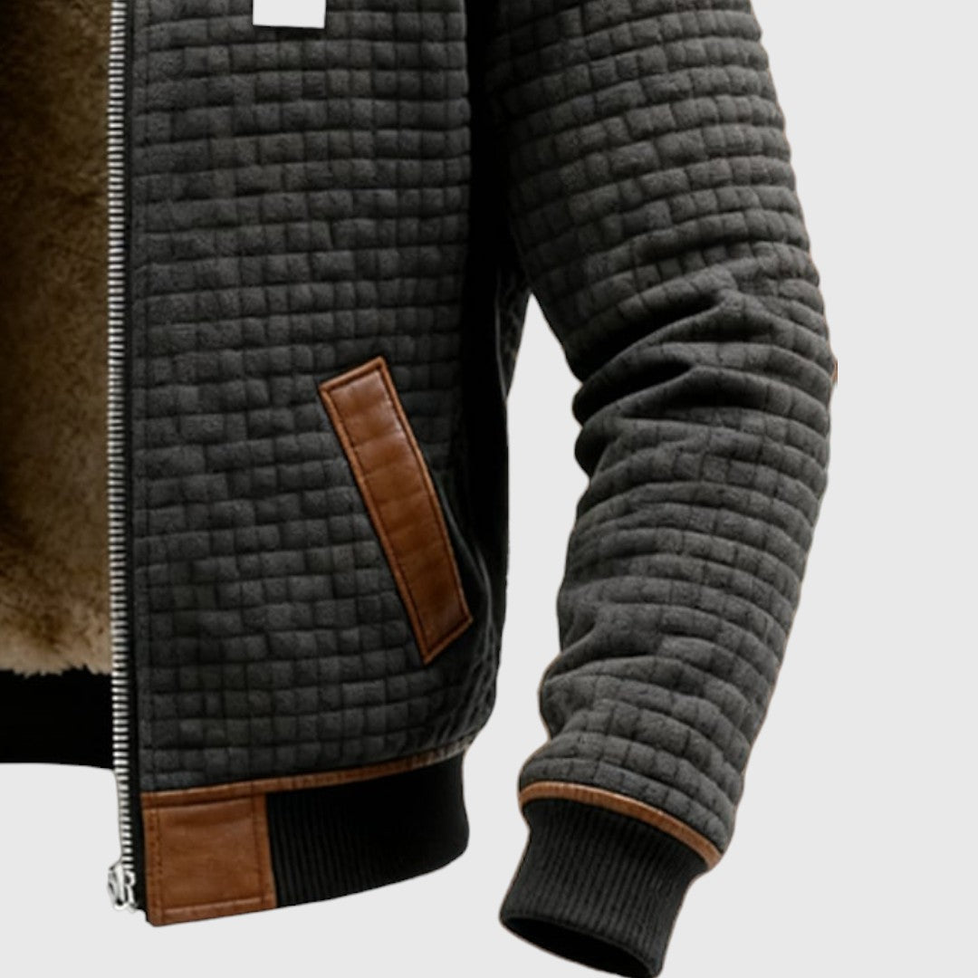 KODIAK™ | HIGH INSULATION PADDED JACKET WITH LEATHER DETAILS