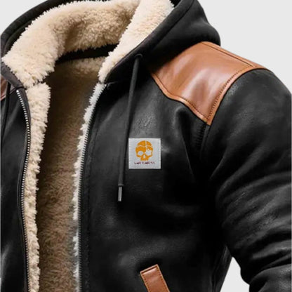MAVERICK™ | PREMIUM LEATHER RUGGED JACKET WITH LINING