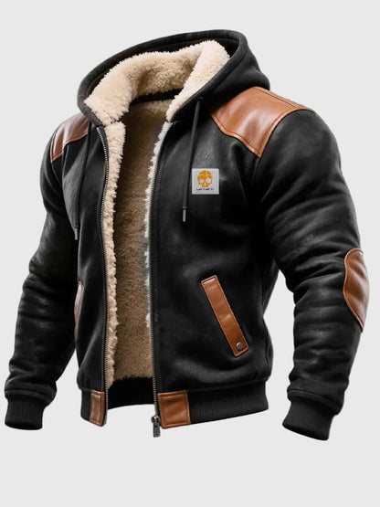 MAVERICK™ | PREMIUM LEATHER RUGGED JACKET WITH LINING